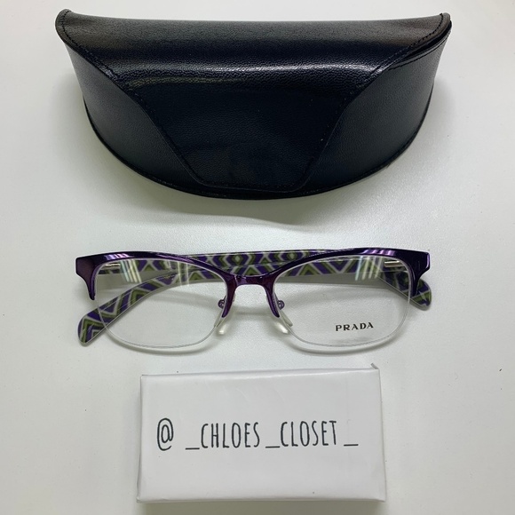 🕶️Prada VPR60P Women's Eyeglasses with Case /EUB228🕶️​ - Picture 1 of 7